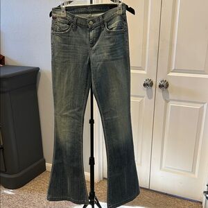 Citizens of Humanity Women's Faded Blue Flare Jeans